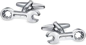 img 2 attached to Bling Jewelry Stainless Combination Cufflinks