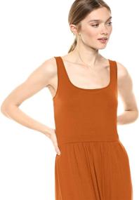 img 3 attached to Amazon Brand Sleeveless Empire Waist Caramel Women's Clothing