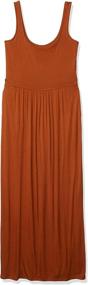 img 1 attached to Amazon Brand Sleeveless Empire Waist Caramel Women's Clothing