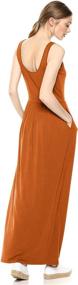 img 2 attached to Amazon Brand Sleeveless Empire Waist Caramel Women's Clothing