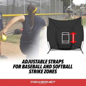 img 2 attached to ⚾️ German Marquez PowerNet Strike Zone Attachment - Optimize Pitching Drills and Location Accuracy for 7x7 Nets - Solo or Team Pitcher Training Aid - Instant Feedback on Pitch Location, Strikes, or Balls