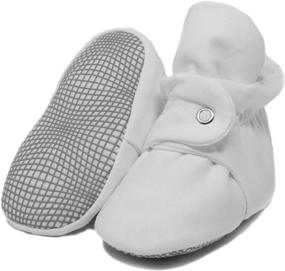 img 4 attached to Organic Cotton Booties Slippers Toddlers Boys' Shoes