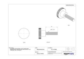 img 1 attached to 🔩 Улучшенная резьбовая втулка M8 с 1.25 резьбой