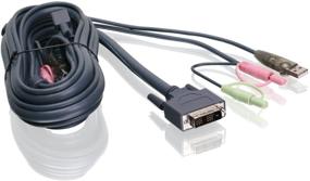 img 2 attached to IOGEAR Single Link DVI-D USB KVM Cable - 6 Feet - G2L7D02U: High-quality Connectivity for Efficient Computer Switching