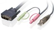 кабель iogear single link dvi-d usb kvm - 6 футов - g2l7d02u: высококачественное подключение для эффективного переключения компьютеров. логотип