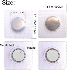 img 3 attached to Magnetic Clothing Invisible Closures Buttons