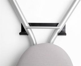 img 1 attached to Convenient Wholesale Hotel Ironing Board Holder - 🏨 Choose from T-Leg or Y-Leg Options in Classic Black