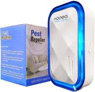 🐜 nodea ultrasonic pest repeller - powerful plug-in indoor insect control - effective anti-bed bugs, mice, ants, roaches - rodent & pest defender with night light - covers 2000 sq(ft) logo