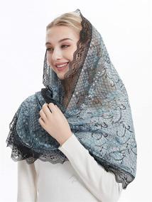 img 2 attached to Headcovering Veils Church Mantilla Catholic Women's Accessories