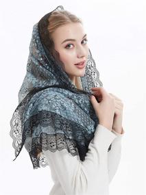 img 3 attached to Headcovering Veils Church Mantilla Catholic Women's Accessories