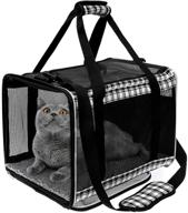 expawlorer airline approved large cat carrier - 17 inch, waterproof, escape-proof soft-sided pet carrier with comfortable pad - ideal for medium to large cats, small dogs, and puppies logo