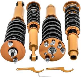 img 4 attached to MaXpeedingrods Coilovers For Honda Accord 2003-2007/ For Acura TSX 2004 2005-2008 Suspension Coil Spring Strut Adjustable Damper