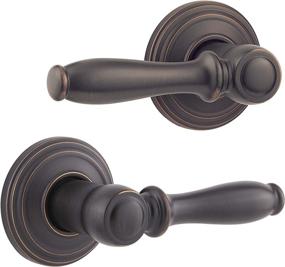 img 2 attached to 🚪 Kwikset 97200-623 720ADL 11P RCAL RCS Passage Lever, Venetian Bronze - Stylish and Functional Door Lever in a Rich Venetian Bronze Finish