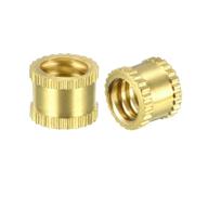 uxcell knurled threaded insert embedment hardware for nails, screws & fasteners logo