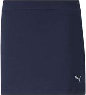 👧 puma girls' solid knit skirt: stylish comfort for active girls logo