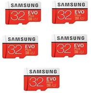 📸 samsung 32gb evo plus class 10 micro sdhc с адаптером 80mb/s (mb-mc32ga) - упаковка из 5: быстрое решение для расширяемого хранения. логотип