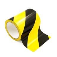 🚧 bertech black yellow safety warning: enhance workplace safety with high-visibility caution tape logo