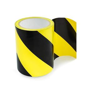 img 3 attached to 🚧 Bertech Black Yellow Safety Warning: Enhance Workplace Safety with High-Visibility Caution Tape