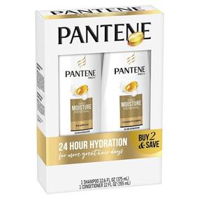 img 2 attached to Pantene Daily Moisture Renewal Duo Set: Rejuvenating 12.6 Oz Shampoo + Nourishing 12 Oz Conditioner (1 Each)