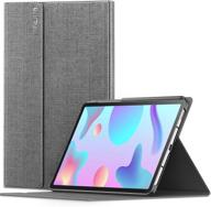 📱 infiland gray galaxy tab s6 lite case - multi-angle stand, compatible with samsung galaxy tab s6 lite 10.4 inch sm-p610/p615 2020 release tablet, auto wake/sleep feature logo