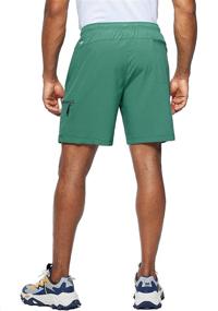 img 2 attached to 🩳 Viodia Men's Quick Dry Hiking Cargo Shorts - Stretch Lightweight Workout Shorts for Men, Perfect for Fishing & Athletics, with Multiple Pockets