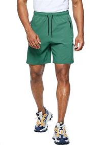 img 3 attached to 🩳 Viodia Men's Quick Dry Hiking Cargo Shorts - Stretch Lightweight Workout Shorts for Men, Perfect for Fishing & Athletics, with Multiple Pockets