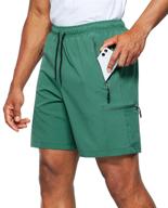 🩳 viodia men's quick dry hiking cargo shorts - stretch lightweight workout shorts for men, perfect for fishing & athletics, with multiple pockets logo