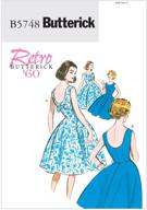 butterick паттерны b5748: стильное платье для дам и девушек петит, размер e5 (14-22) логотип