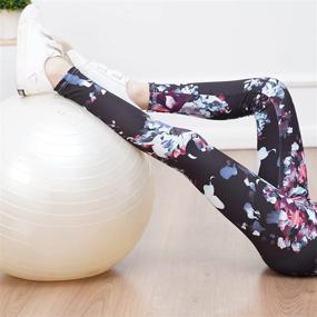 img 1 attached to 🏋️ Multipack Lightweight Athletic Leggings for Girls - Comfortable Girls' Clothing and Leggings