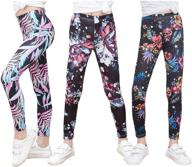 🏋️ multipack lightweight athletic leggings for girls - comfortable girls' clothing and leggings logo