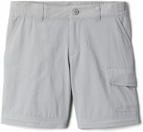 img 1 attached to Columbia Girls' Silver Ridge IV Convertible Pant: Stylish, Versatile Outdoor Wear for Active Majors