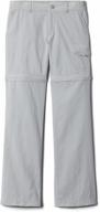 columbia girls' silver ridge iv convertible pant: stylish, versatile outdoor wear for active majors логотип