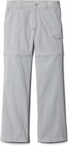 img 3 attached to Columbia Girls' Silver Ridge IV Convertible Pant: Stylish, Versatile Outdoor Wear for Active Majors