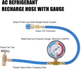 img 3 attached to JIFETOR Refrigerant Recharge Conditioning Measuring