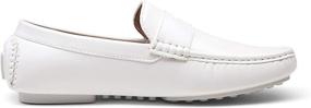 img 2 attached to 👞 Stylish and Lightweight VOSTEY Loafers for Effortless Driving - White01