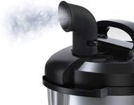 🔀 360 rotation silicone steam diverter: the ultimate pressure cooker accessory for instant pot, ninja foodi, crock pot & more! logo