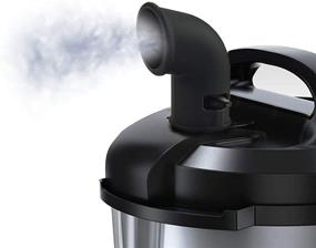 img 4 attached to 🔀 360 Rotation Silicone Steam Diverter: The Ultimate Pressure Cooker Accessory for Instant Pot, Ninja Foodi, Crock Pot & More!