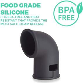 img 3 attached to 🔀 360 Rotation Silicone Steam Diverter: The Ultimate Pressure Cooker Accessory for Instant Pot, Ninja Foodi, Crock Pot & More!