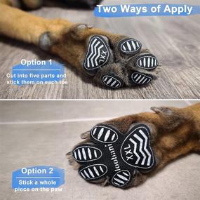 img 1 attached to 🐾 LOOBANI Dog Paw Protector: Anti-Slip Grip Pad for Traction, Weak Paws Brace, and Slip Prevention on Hardwood Floors