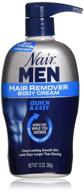 nair men hair removal cream: dual pack for efficient hair removal logo