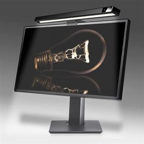 img 4 attached to 🖥️ Black USB Monitor Light Bar with e-Reading LED Task Lamp - No Screen Glare, 3 Color Temperature Monitor Lamp for Games, Work, Study, and Relaxation