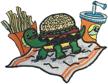 turtle burger fries soda patch logo