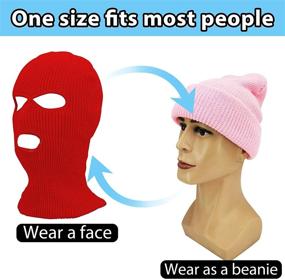 img 1 attached to Camlinbo Beanie Thermal Knitted Outdoor Outdoor Recreation in Climbing