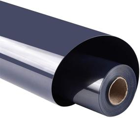 img 4 attached to Guangyintong Adhesive PVC Heat Transfer Vinyl Roll 12 Inch X 10 Feet Glossy (Navy K19)