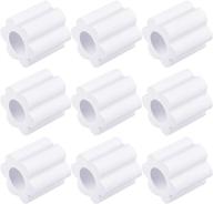 🔁 cup turner foam inserts: perfect fit for 12 oz, 17 oz, and 25 oz cola shaped bottles - high density foam for 1/2 inch pipe and cup spinner machine (9-pack) logo