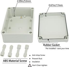 img 2 attached to Zulkit Dustproof Waterproof Electrical Electronic Electrical