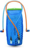 💦 source outdoor divide 2l widepac bladder - dual compartments for optimal hydration - two drinking tubes and helix bite valves - perfect for water and isotonic drinks logo