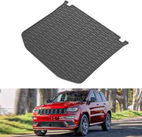 img 4 attached to 🚗 JOYTUTUS Водонепроницаемый коврик для багажника Grand Cherokee - все погоды, прочный и без запаха (2011-2021)