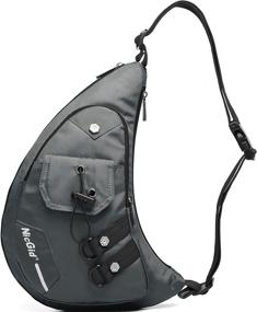 img 4 attached to Versatile Shoulder Crossbody Backpacks for Outdoor Walking