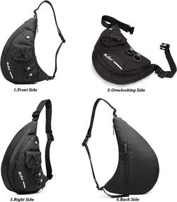 img 3 attached to Versatile Shoulder Crossbody Backpacks for Outdoor Walking